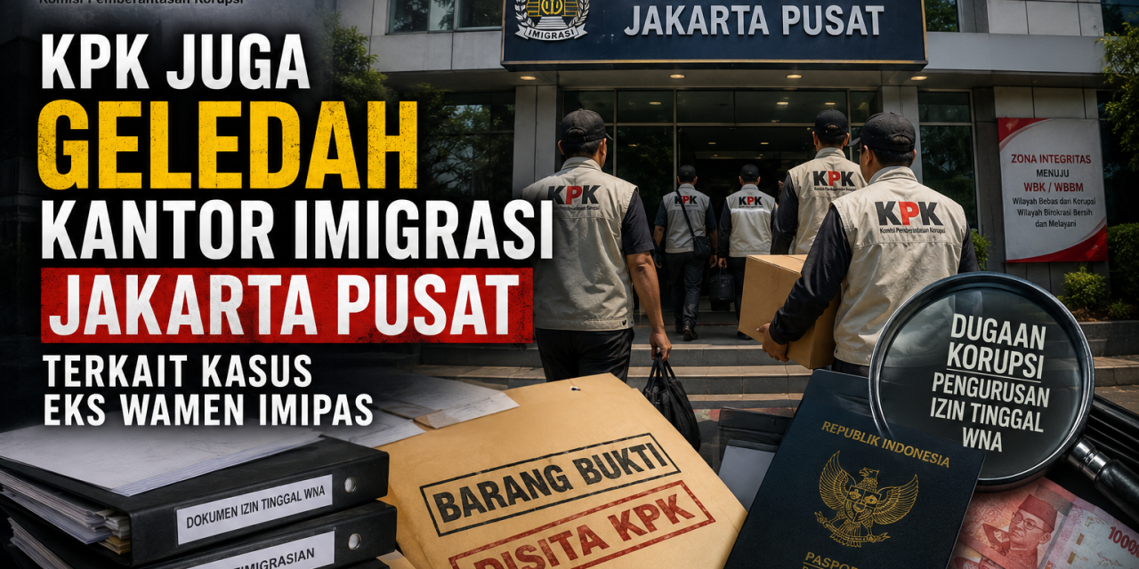 KPK Terus Geledah Kantor Imigrasi Jakarta Pusat, Yuk Simak!