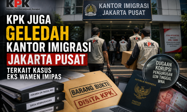 KPK Terus Geledah Kantor Imigrasi Jakarta Pusat, Yuk Simak!