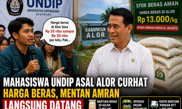 Mahasiswa Undip Curhat Harga Beras Di Alor Tembus Rp 30.000