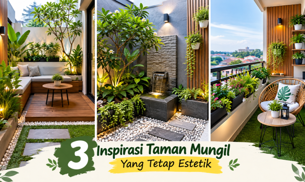 3 Inspirasi Taman Mungil Yang Tetap Estetik